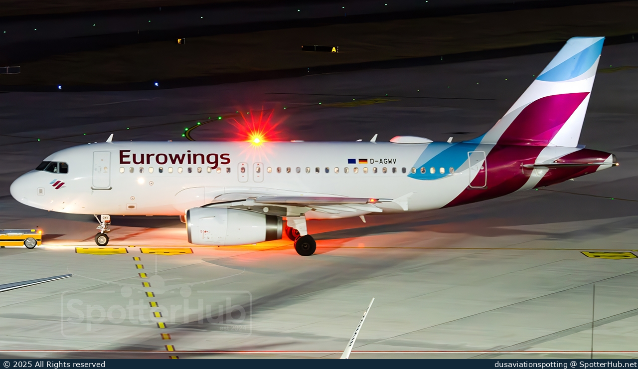 Photo of D-AGWV - Airbus A319-132 operated by Eurowings