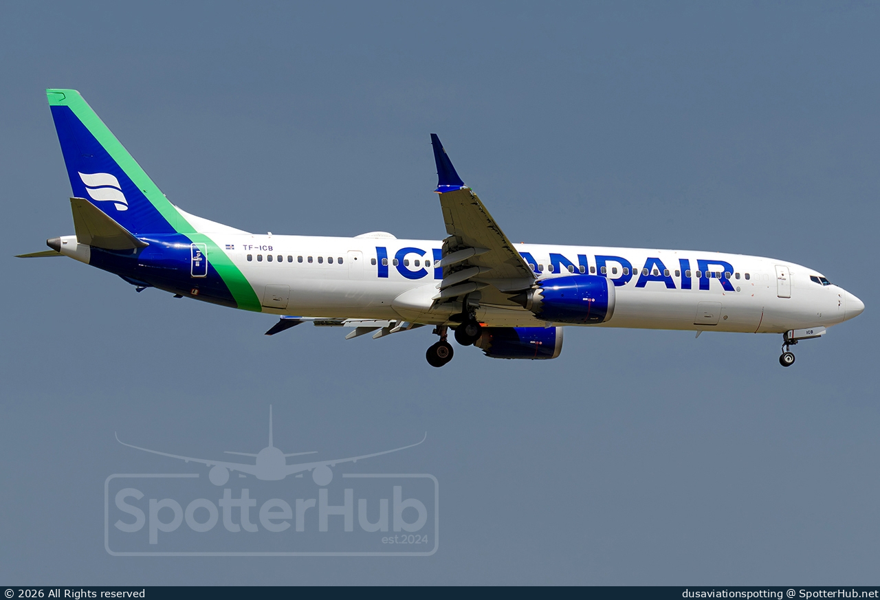 Photo of TF-ICB - Boeing 737 MAX 9 operated by Icelandair