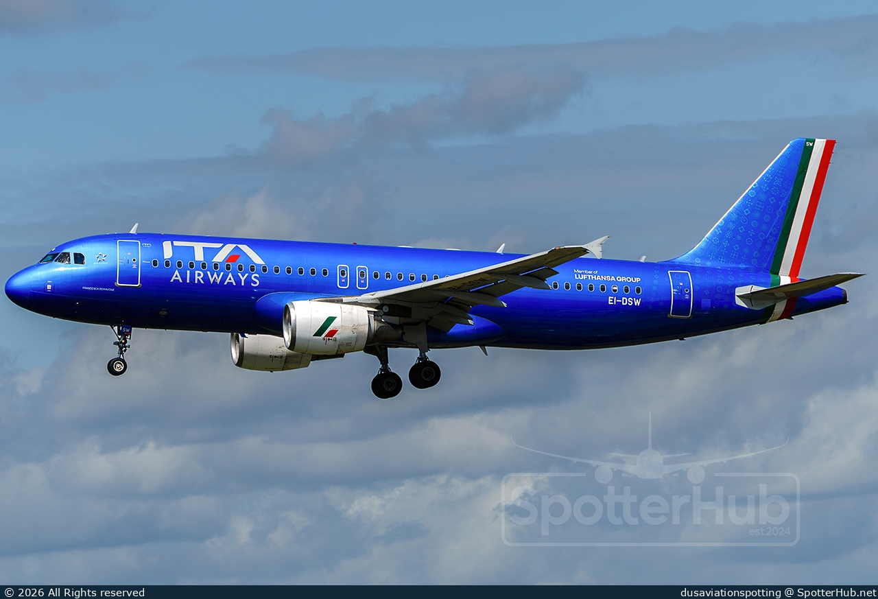 Photo of EI-DSW - Airbus A320-216 operated by ITA Airways