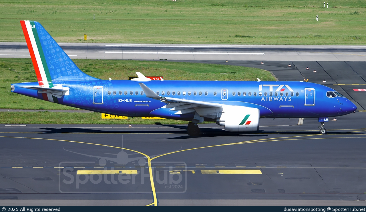 Photo of EI-HLB - Airbus A220-100 operated by ITA Airways