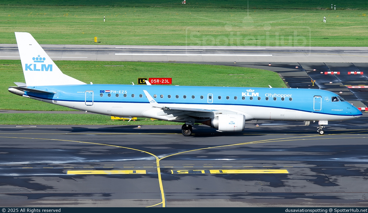 Photo of PH-EZS - Embraer ERJ-190STD operated by KLM Cityhopper