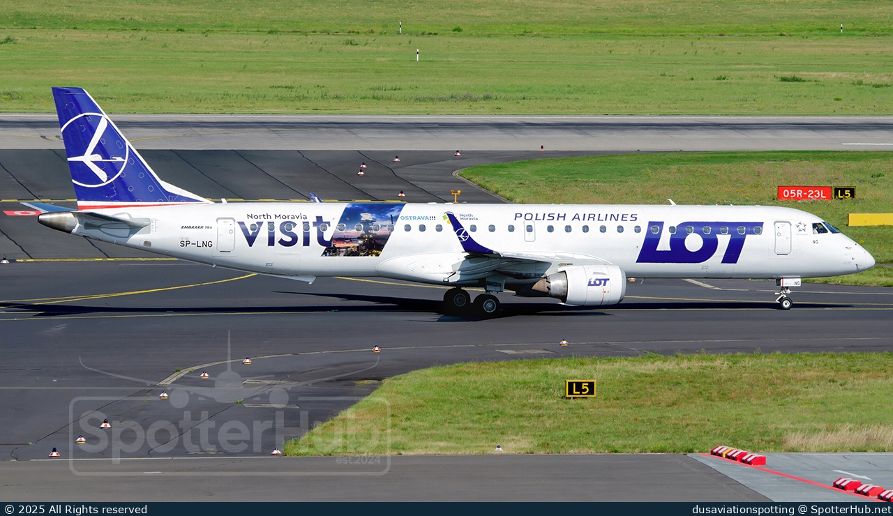 Photo of SP-LNG - Embraer ERJ-195AR operated by LOT Polish Airlines