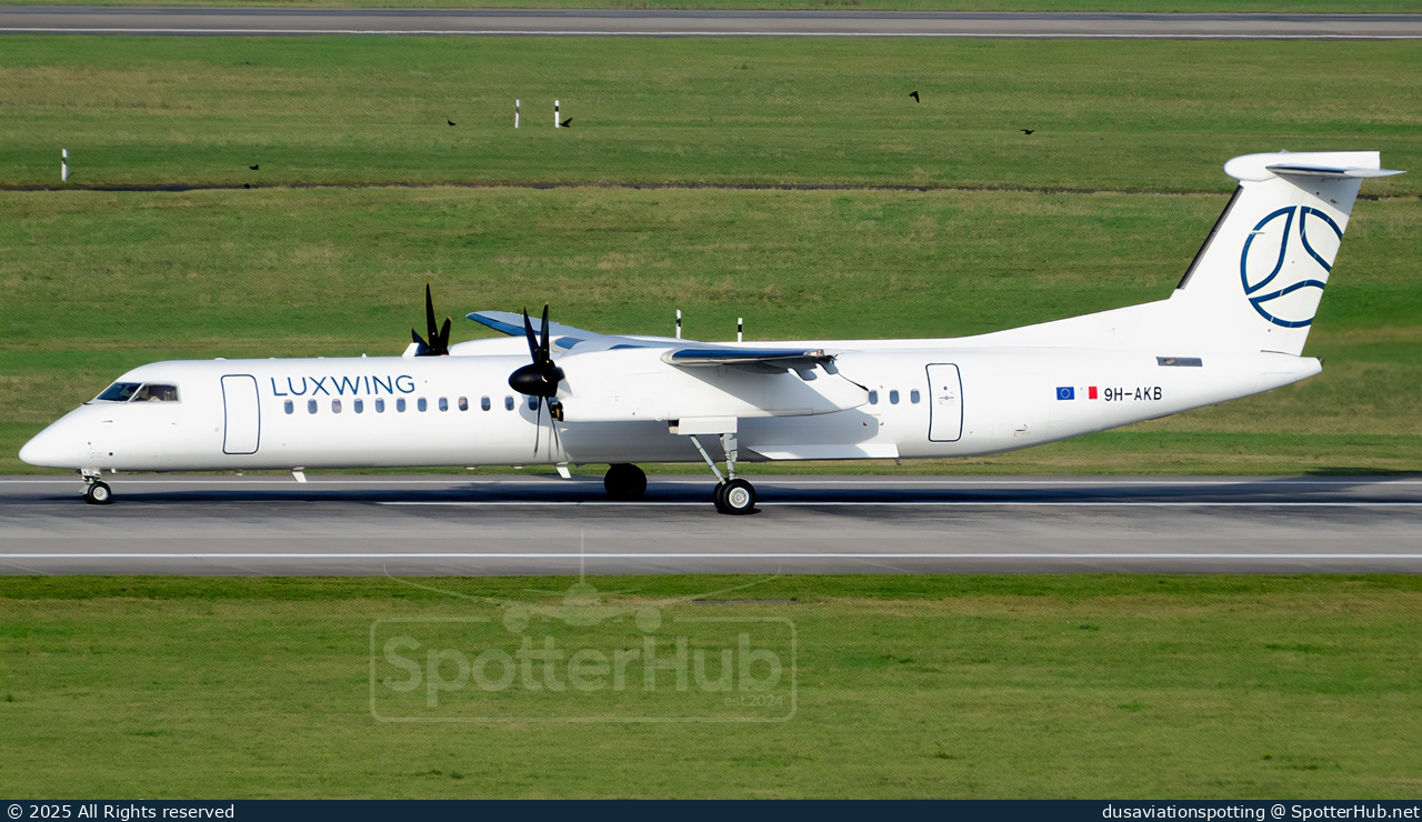Photo of 9H-AKB - Bombardier DHC-8-402 Dash 8 Q400 operated by Luxwing