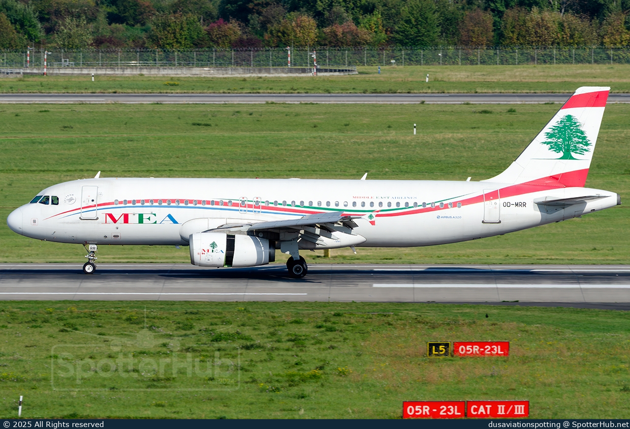 Photo of OD-MRR - Airbus A320-232 operated by MEA Middle East Airlines