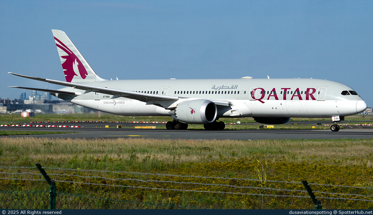 Photo of A7-BHA - Boeing 787-9 Dreamliner operated by Qatar Airways