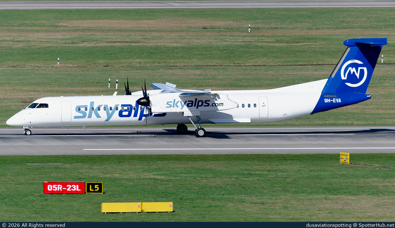 Photo of 9H-EVA - Bombardier DHC-8-402 Dash 8 Q400 operated by SkyAlps