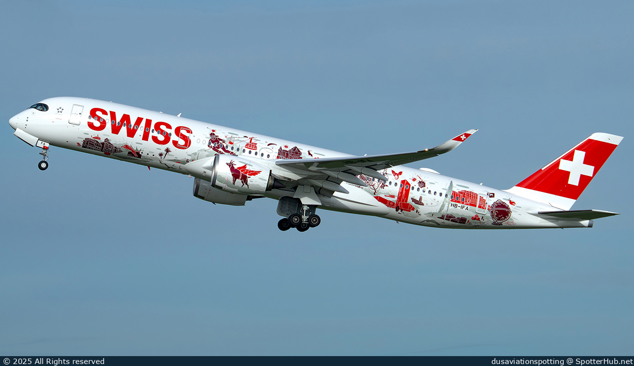 Photo of HB-IFA - Airbus A350-941 operated by Swiss International Air Lines