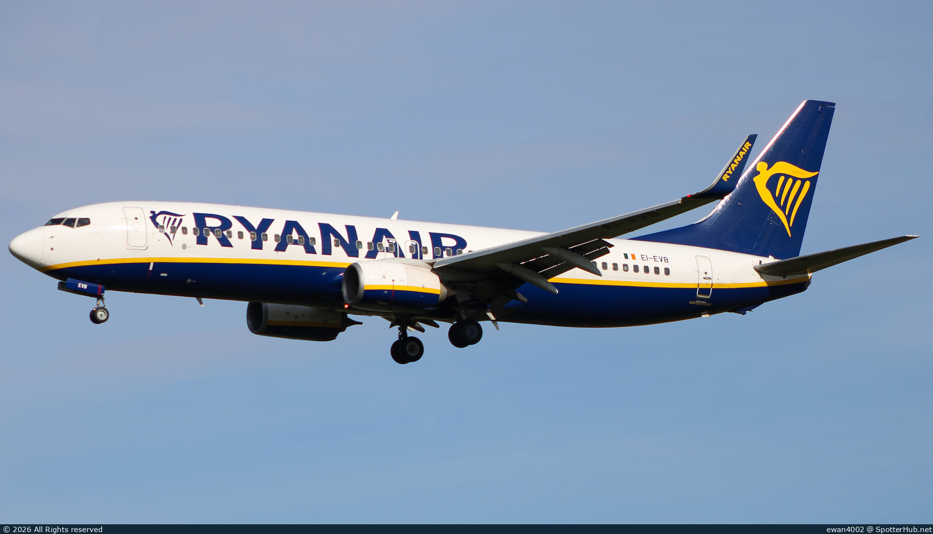 Photo of EI-EVB - Boeing 737-8AS operated by Ryanair