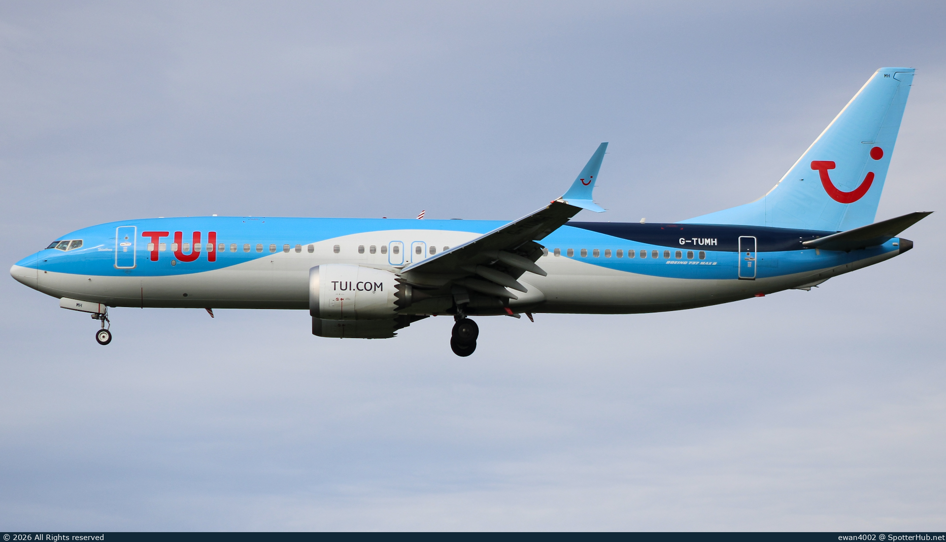 Photo of G-TUMH - Boeing 737 MAX 8 operated by TUI Airways