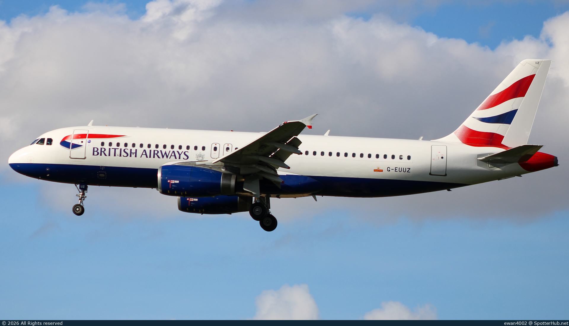 Photo of G-EUUZ - Airbus A320-232 operated by British Airways