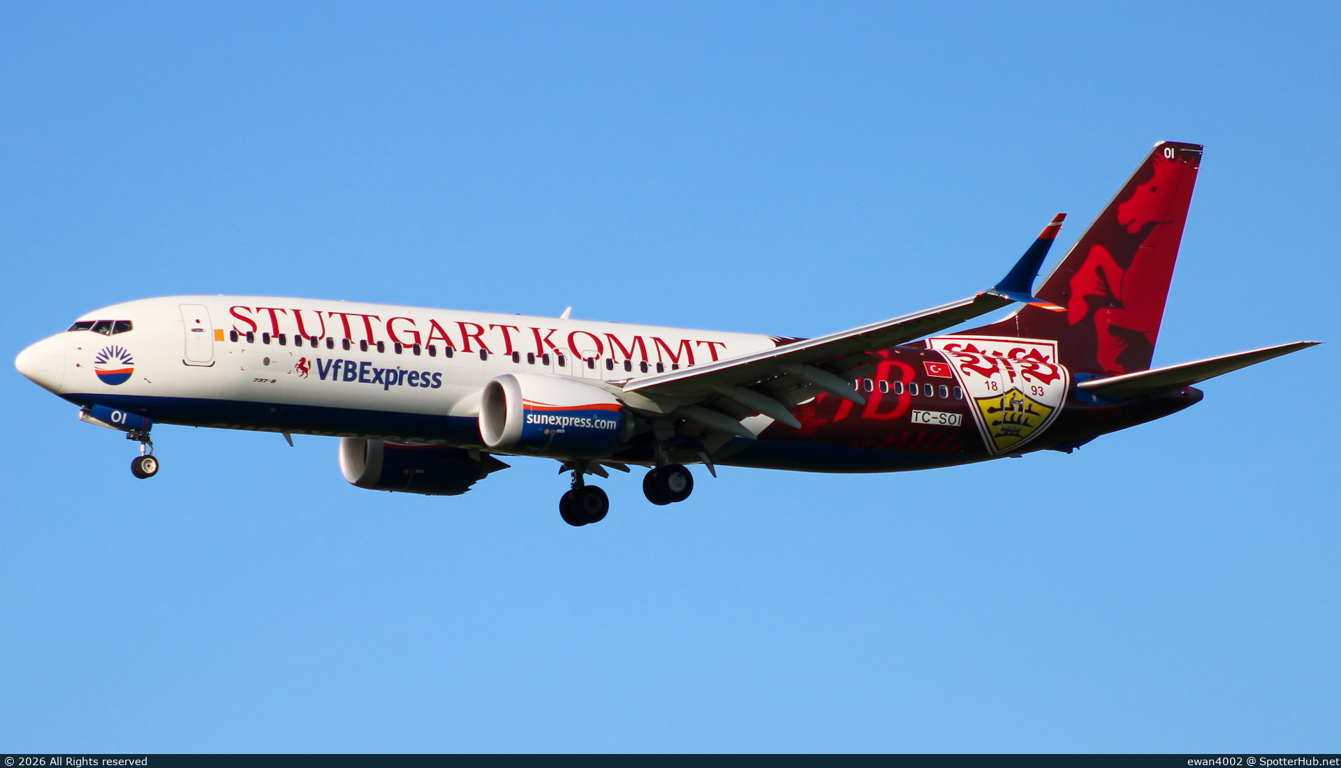 Photo of TC-SOI - Boeing 737 MAX 8 operated by SunExpress