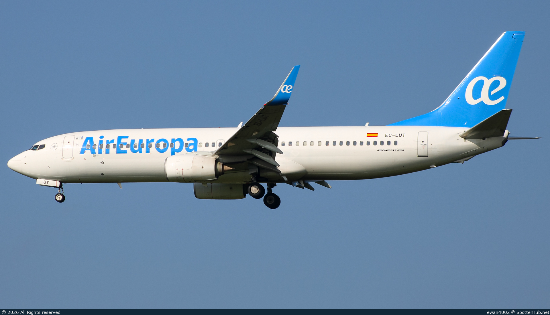 Photo of EC-LUT - Boeing 737-85P operated by Air Europa