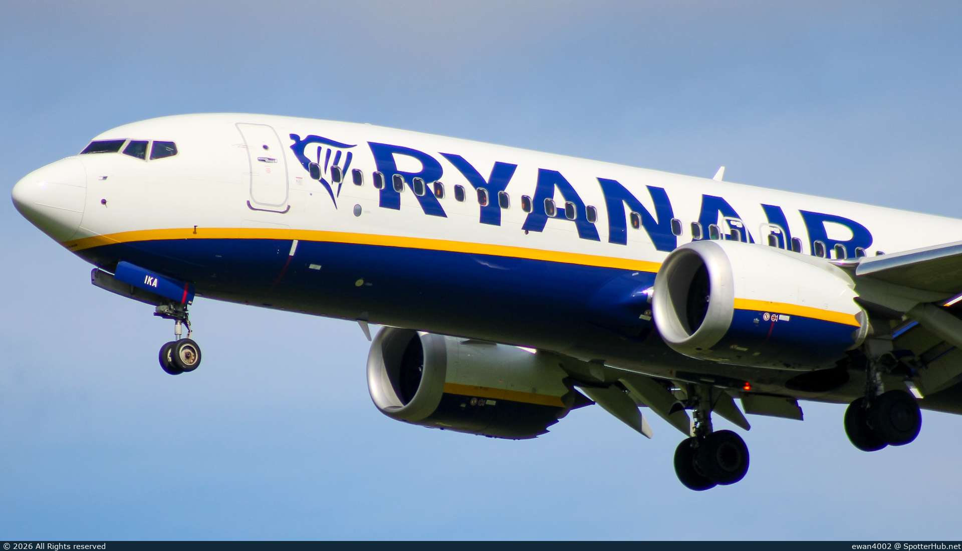 Photo of EI-IKA - Boeing 737 MAX 8-200 operated by Ryanair