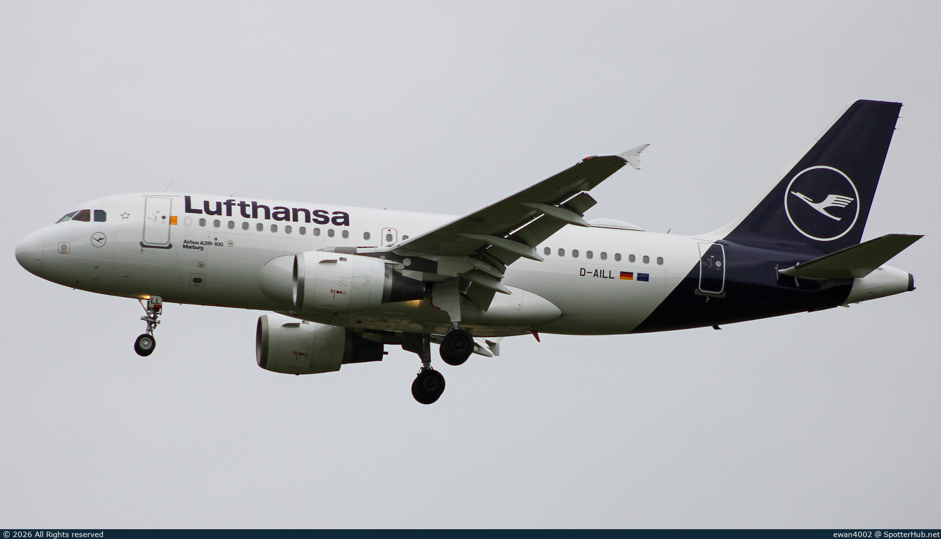 Photo of D-AILL - Airbus A319-114 operated by Lufthansa