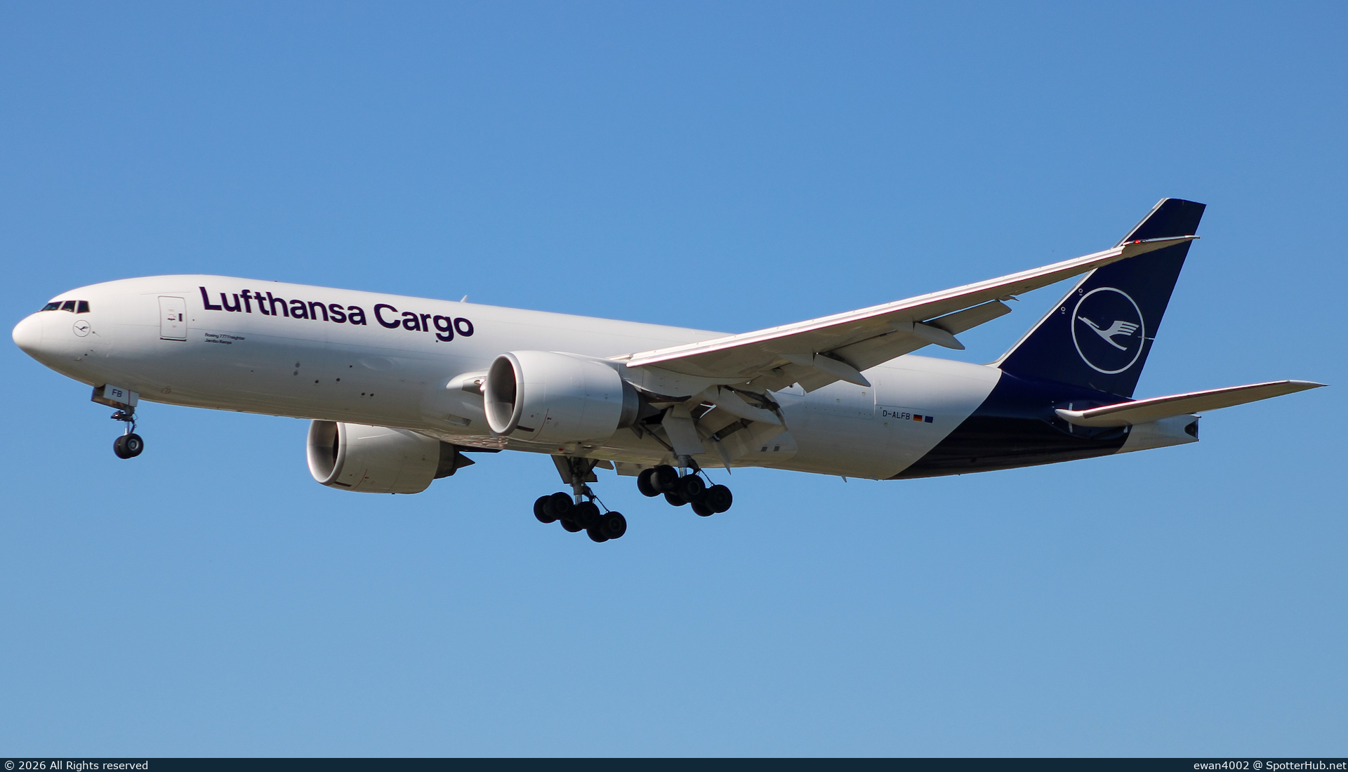 Photo of D-ALFB - Boeing 777-FBT operated by Lufthansa Cargo