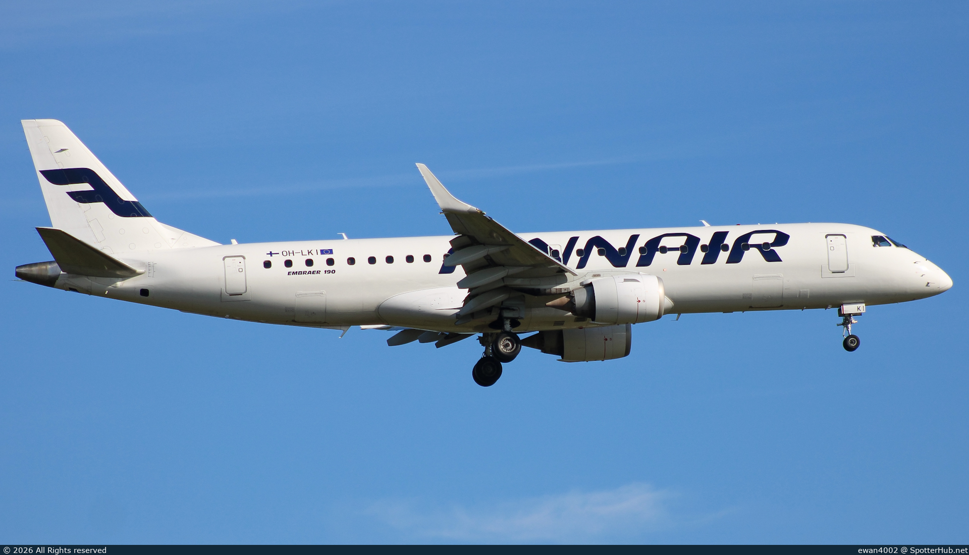 Photo of OH-LKI - Embraer ERJ-190LR operated by Finnair (opb Nordic Regional Airlines)