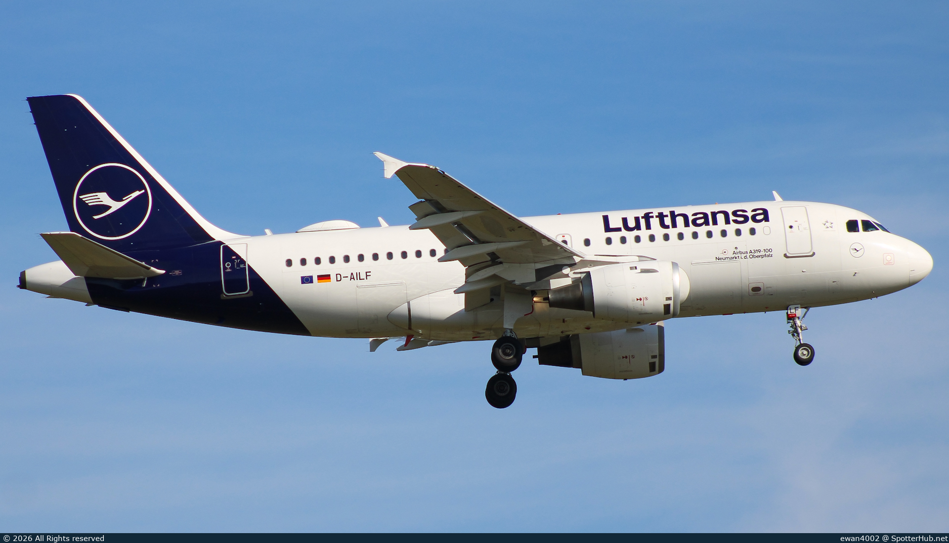 Photo of D-AILF - Airbus A319-114 operated by Lufthansa