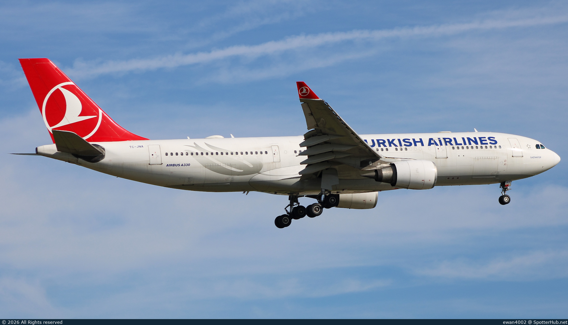Photo of TC-JNA - Airbus A330-203 operated by Turkish Airlines