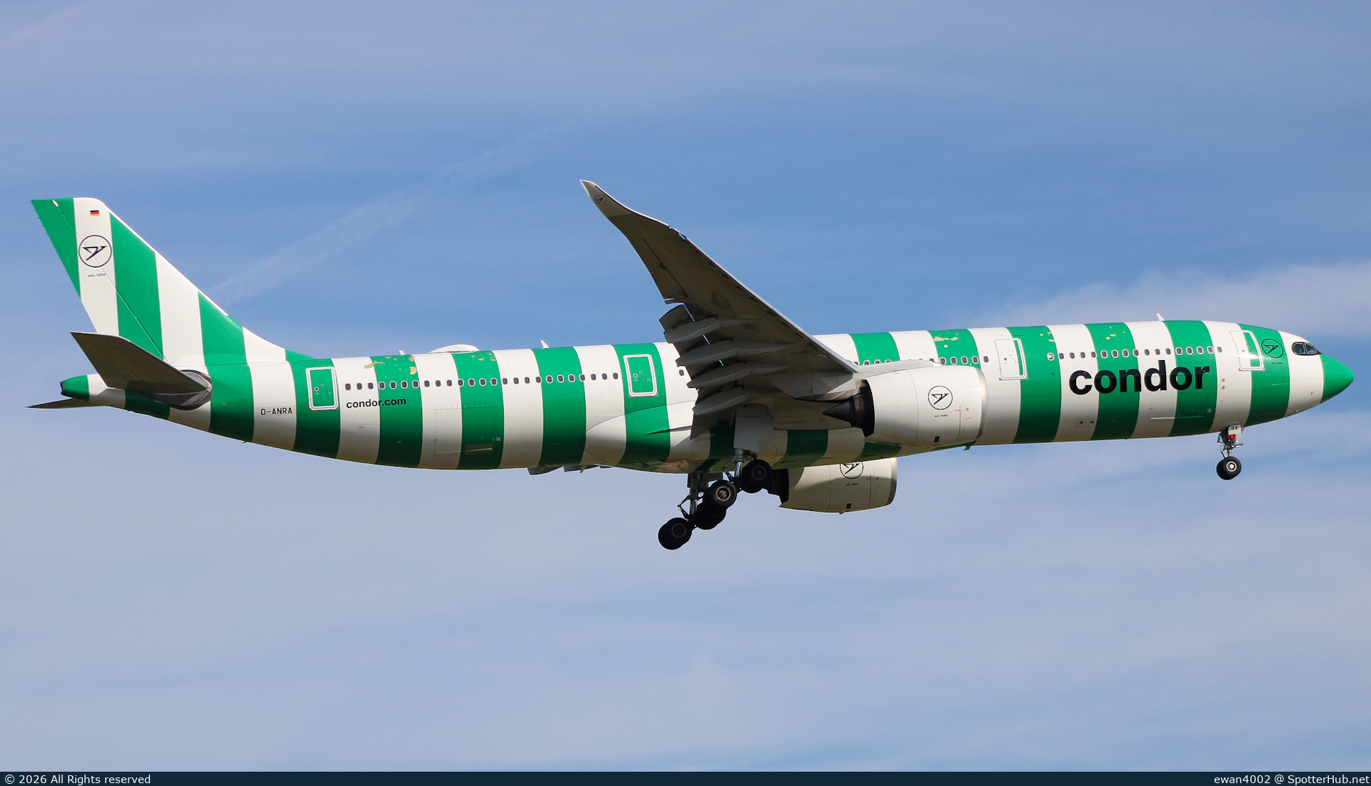 Photo of D-ANRA - Airbus A330-941 operated by Condor