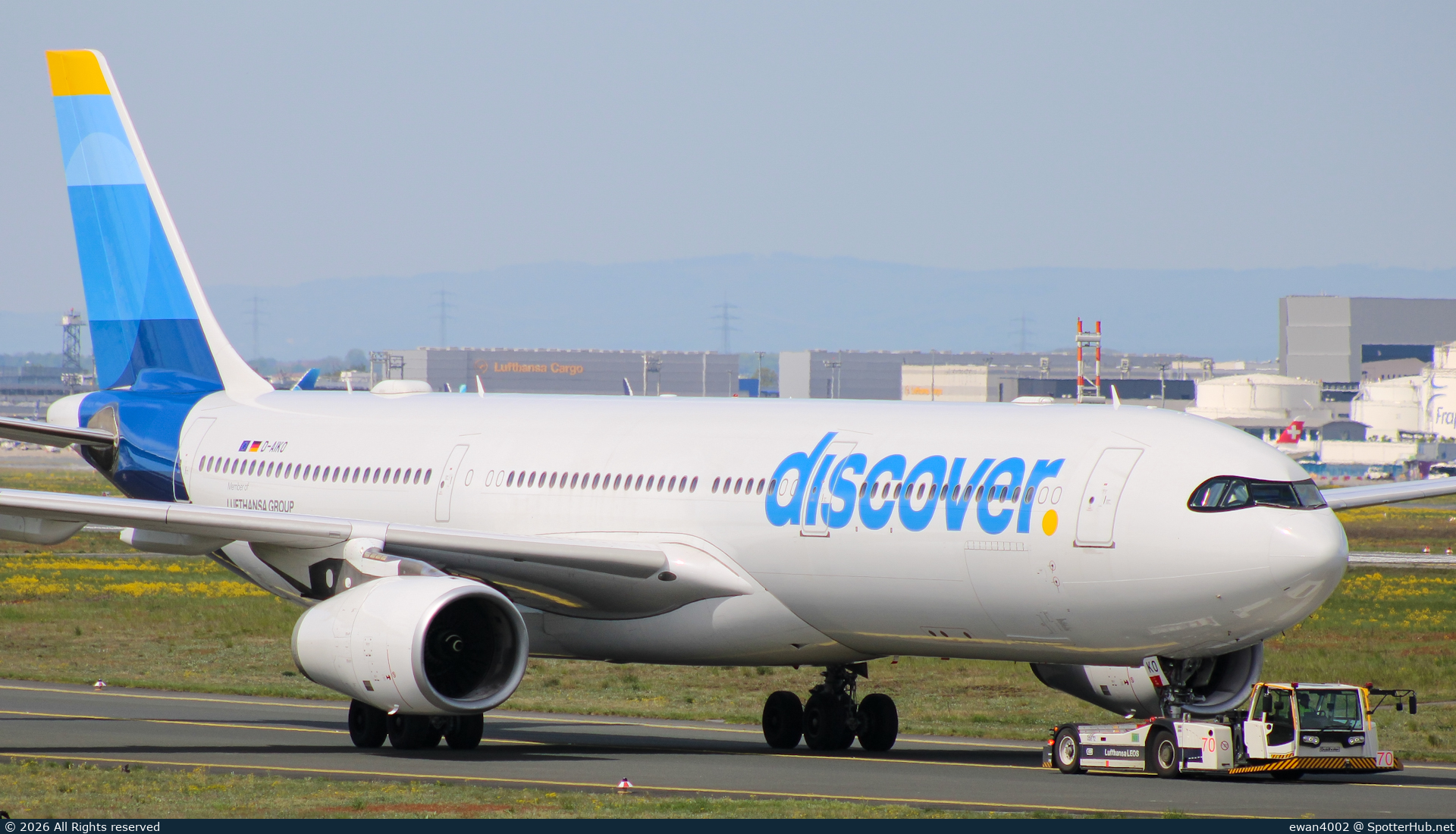 Photo of D-AIKO - Airbus A330-343 operated by Discover Airlines