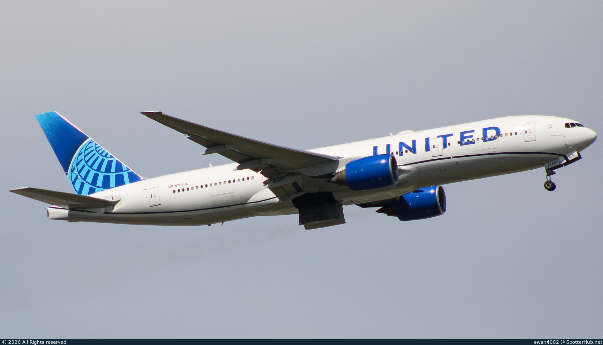 Photo of N783UA - Boeing 777-222(ER) operated by United Airlines