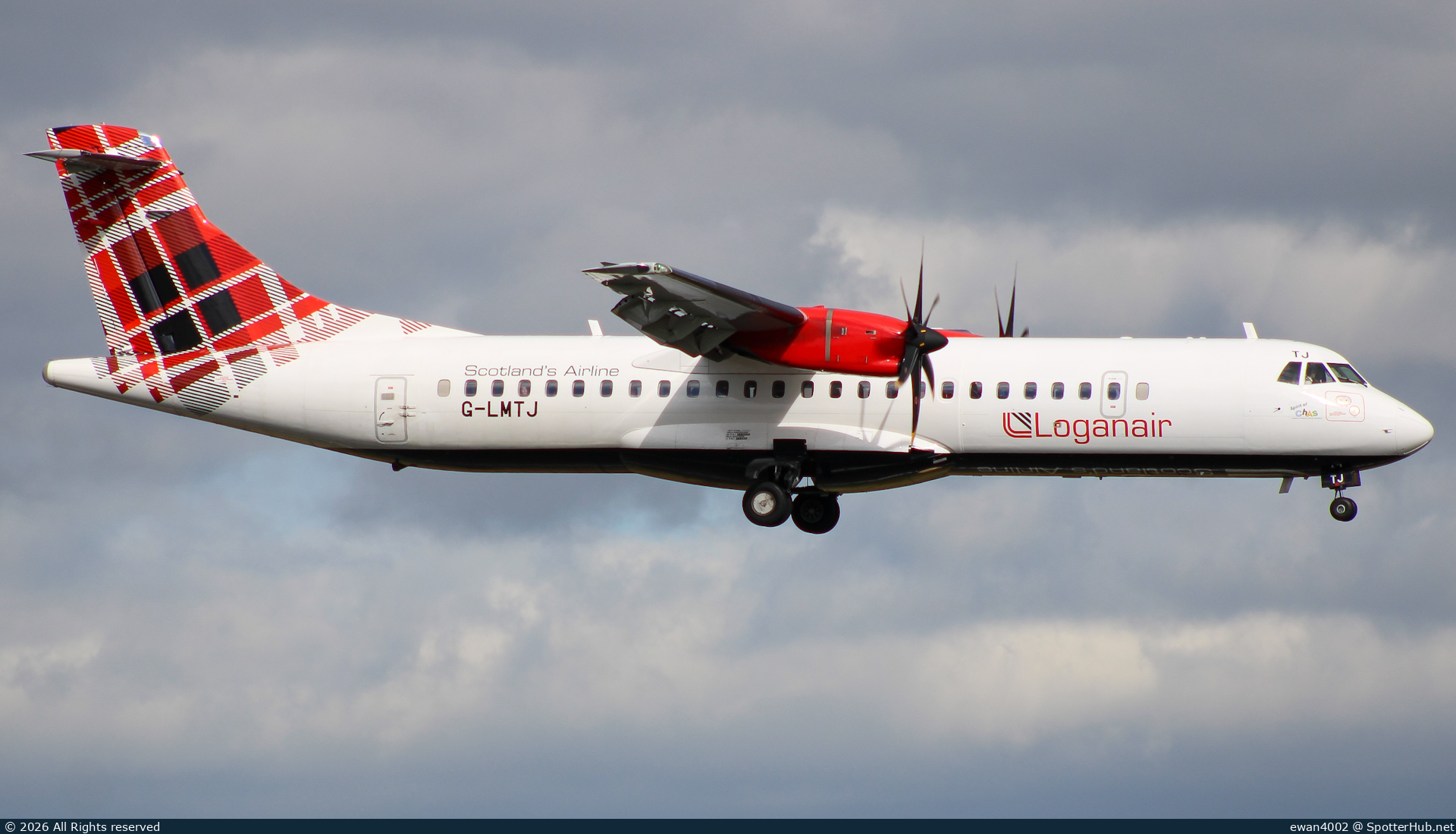 Photo of G-LMTJ - ATR 72-600 operated by Loganair