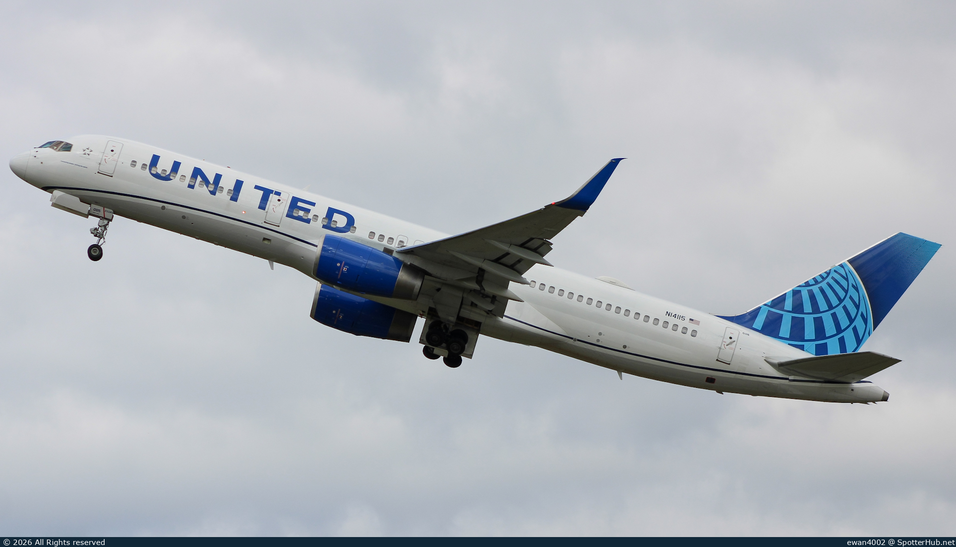 Photo of N14115 - Boeing 757-224 operated by United Airlines