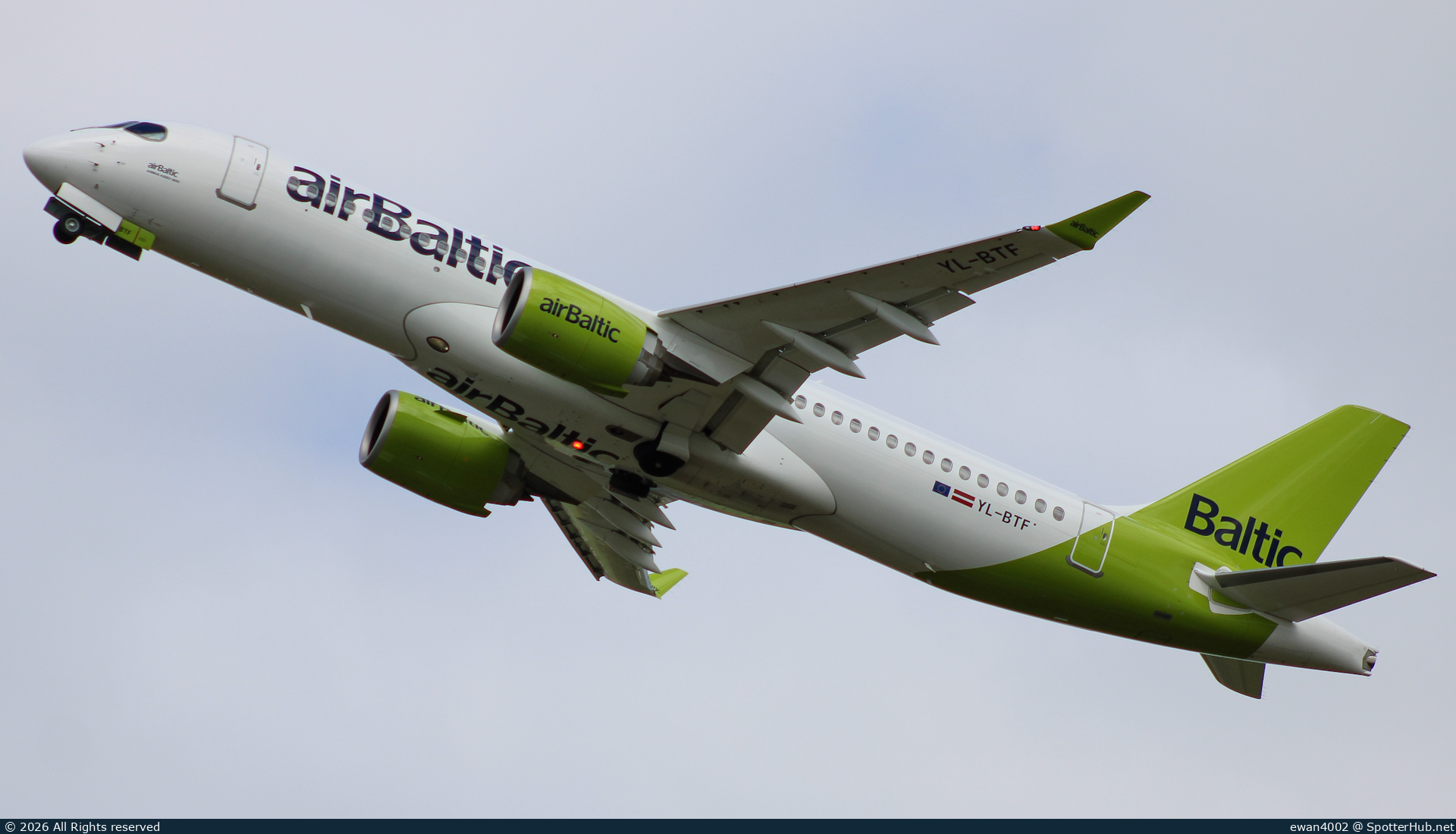 Photo of YL-BTF - Airbus A220-300 operated by airBaltic