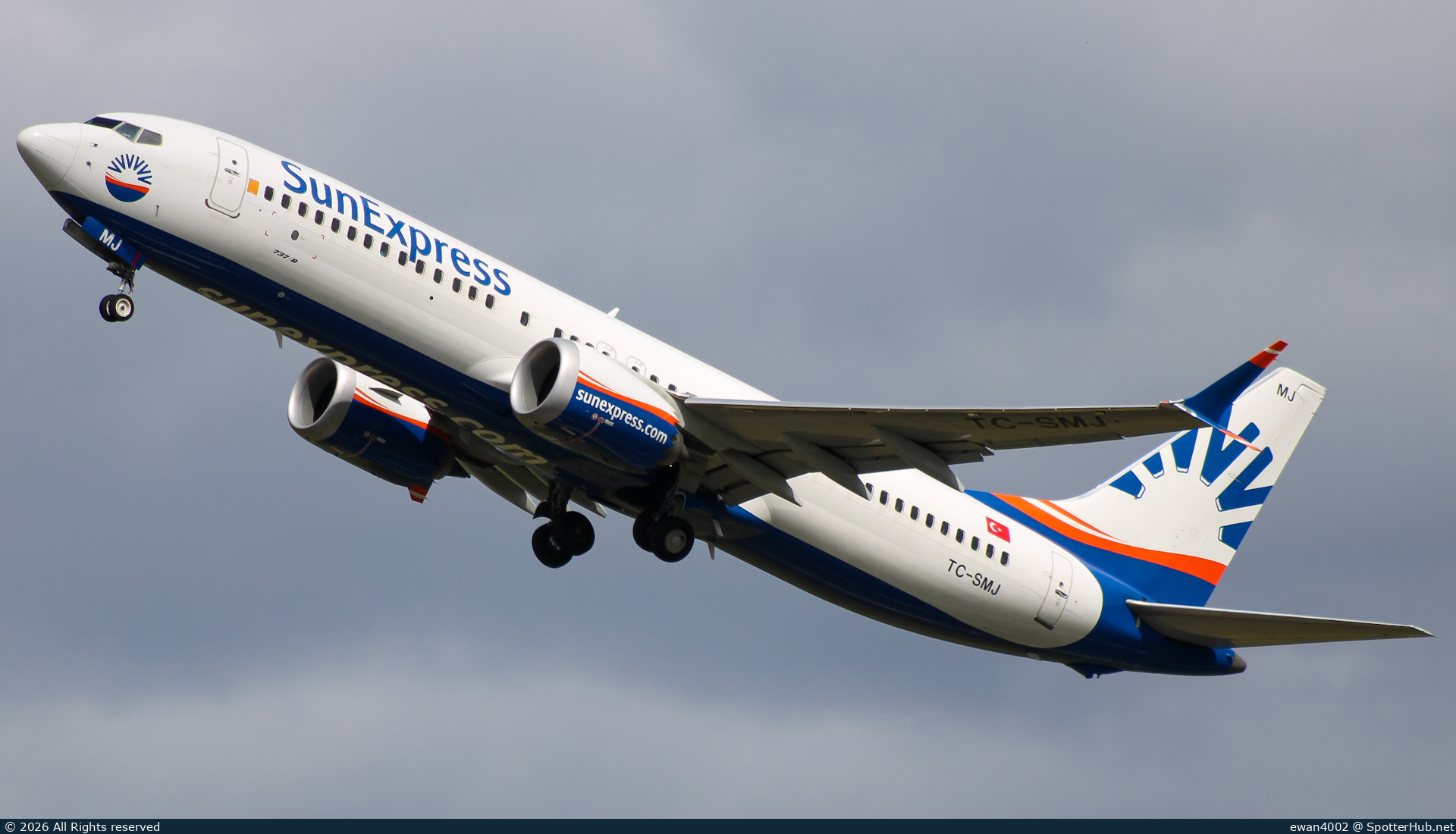 Photo of TC-SMJ - Boeing 737 MAX 8 operated by SunExpress