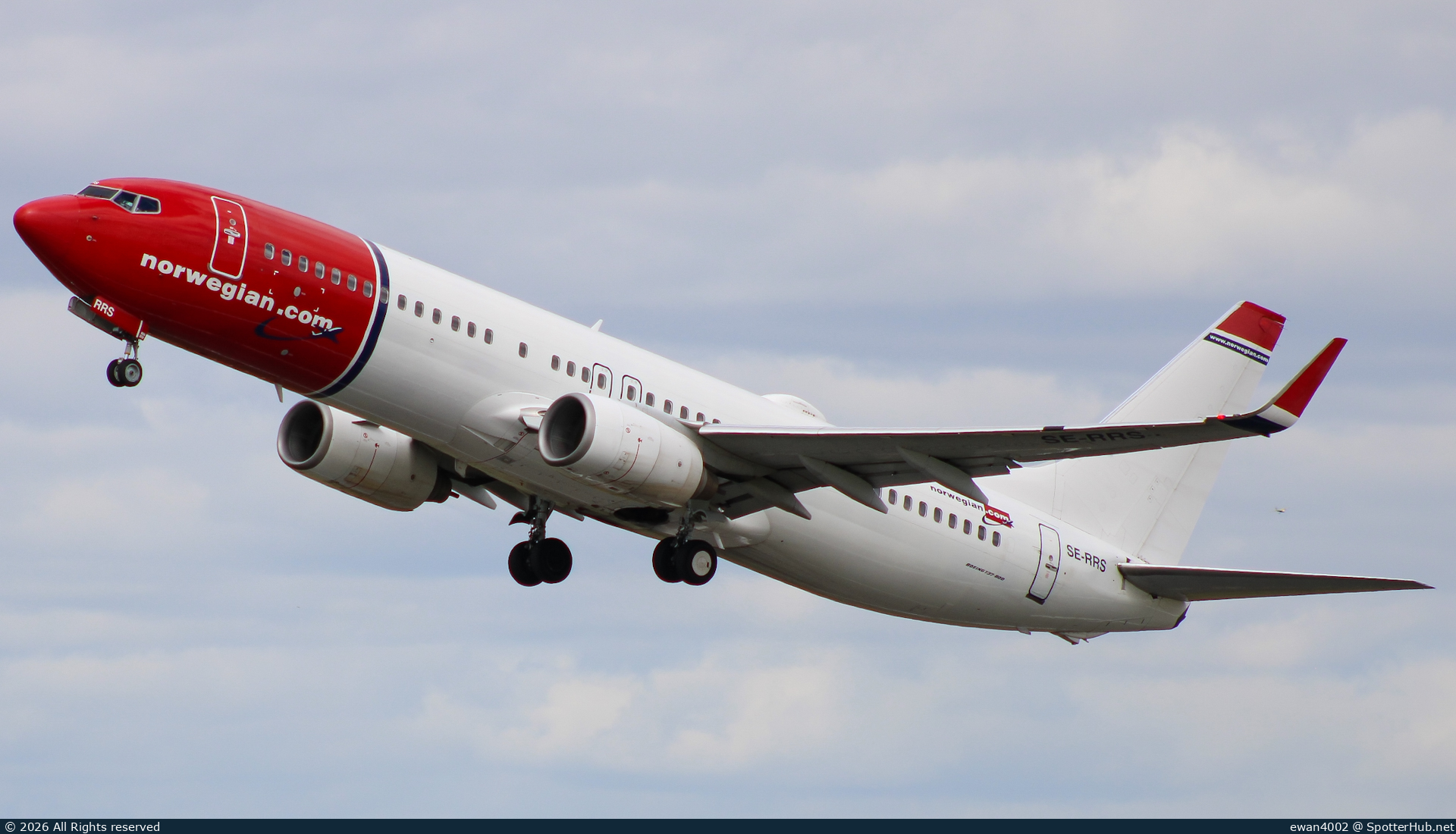 Photo of SE-RRS - Boeing 737-8JP operated by Norwegian Air Sweden