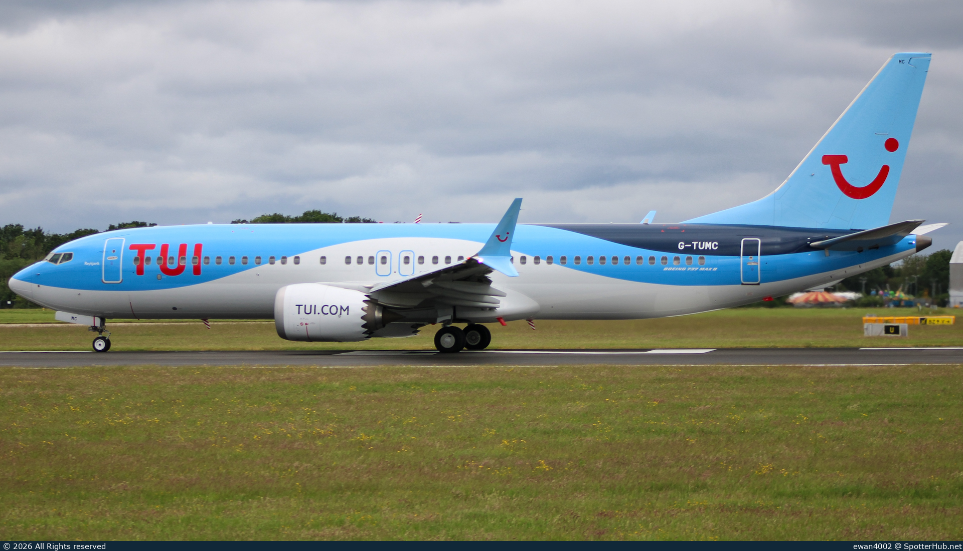 Photo of G-TUMC - Boeing 737 MAX 8 operated by TUI Airways