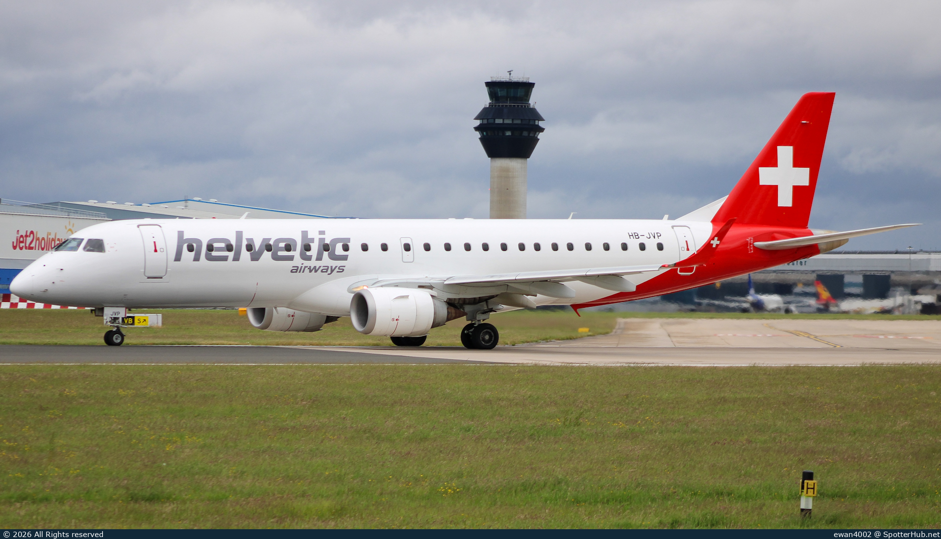 Photo of HB-JVP - Embraer ERJ-190LR operated by Helvetic Airways