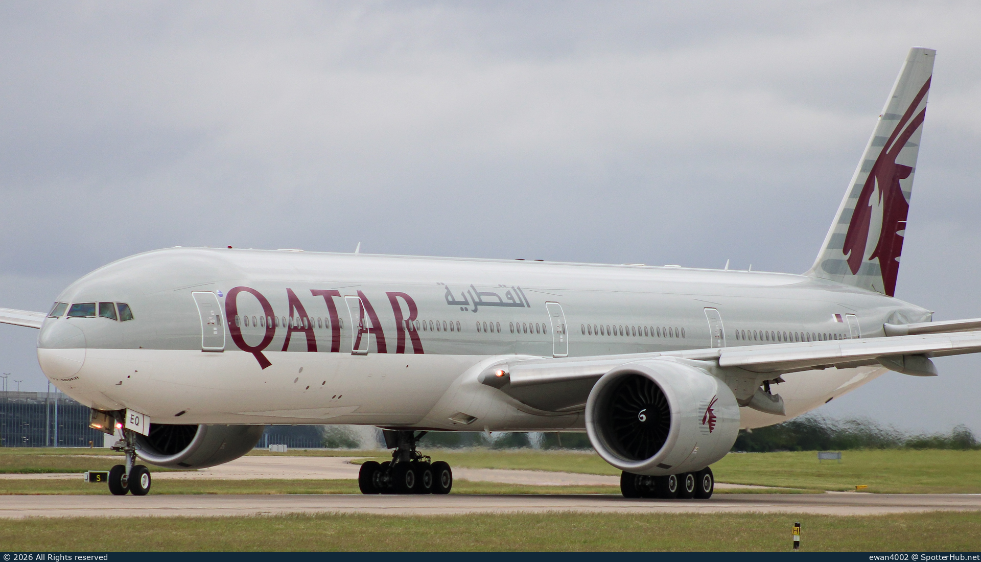 Photo of A7-BEQ - Boeing 777-3DZ(ER) operated by Qatar Airways