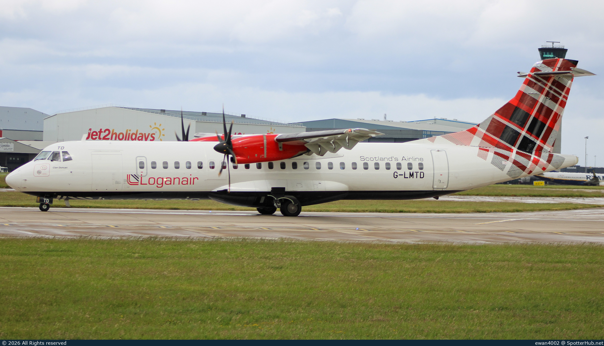 Photo of G-LMTD - ATR 72-600 operated by Loganair