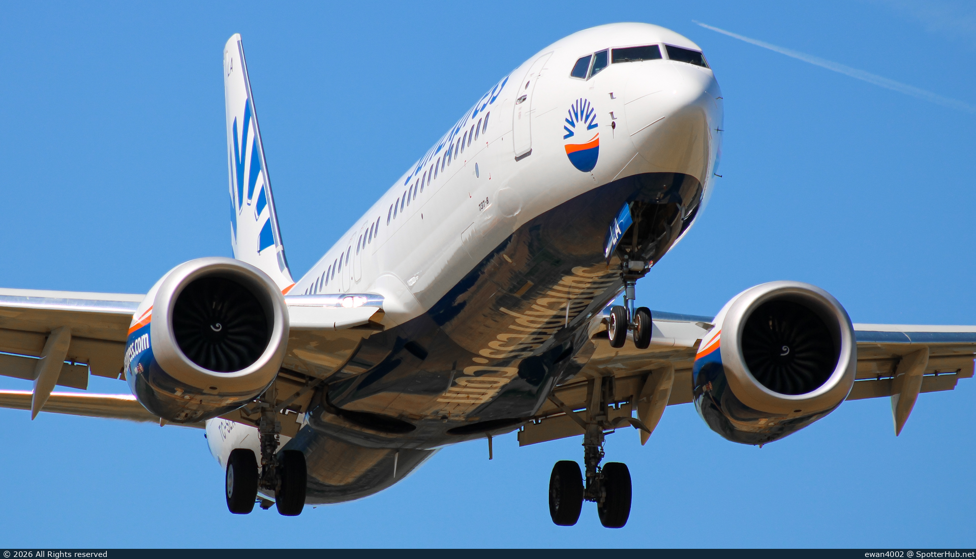 Photo of TC-SLA - Boeing 737 MAX 8 operated by SunExpress