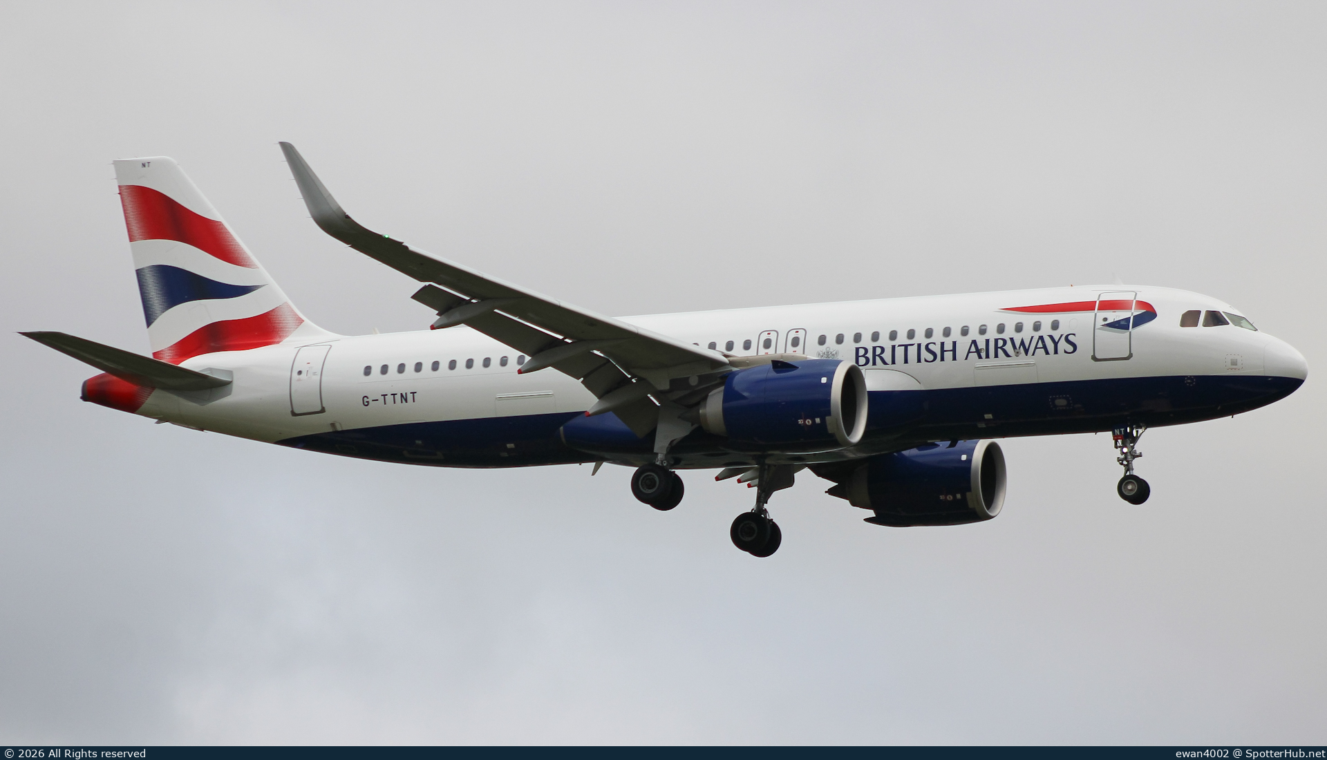 Photo of G-TTNT - Airbus A320-251N operated by British Airways