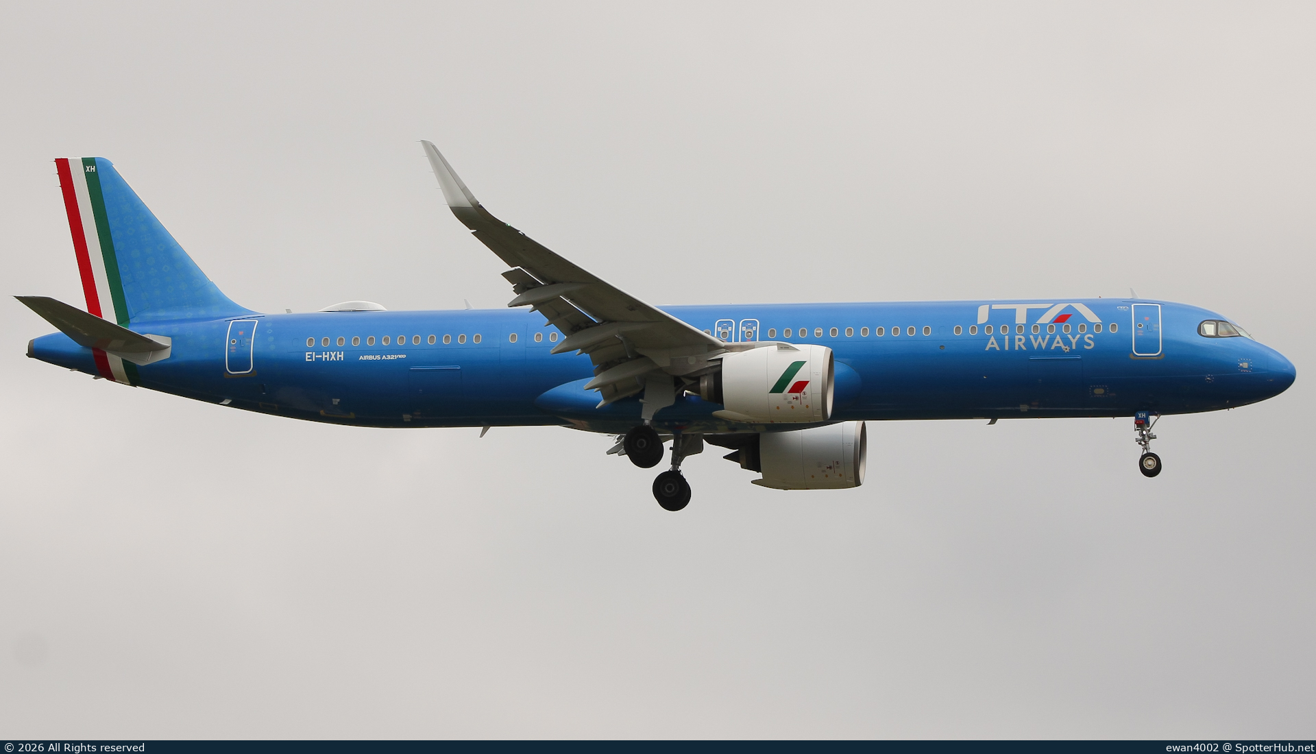 Photo of EI-HXH - Airbus A321-271NX operated by ITA Airways