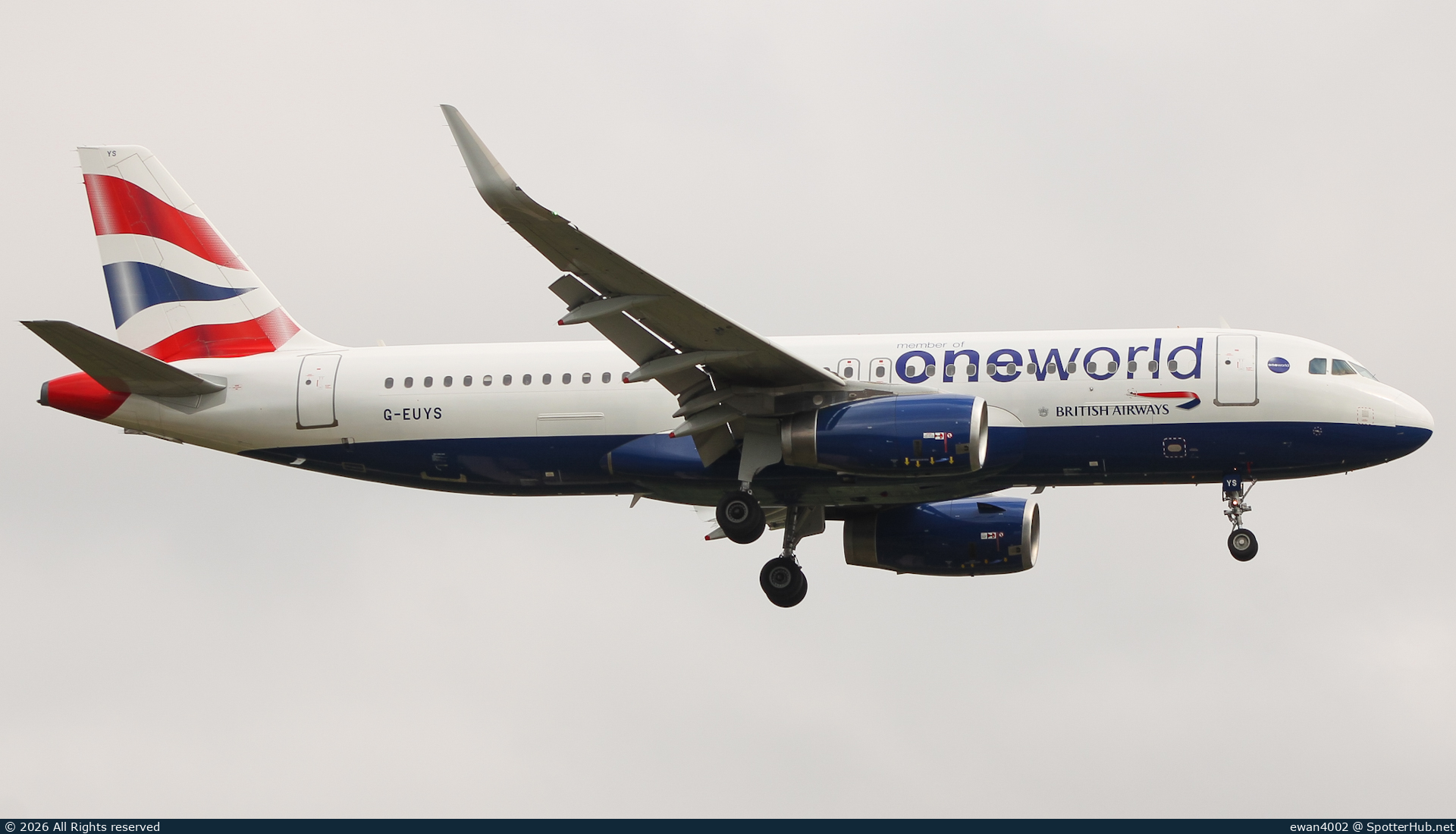 Photo of G-EUYS - Airbus A320-232 operated by British Airways