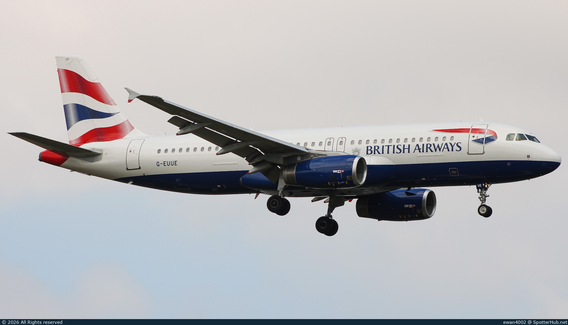 Photo of G-EUUE - Airbus A320-232 operated by British Airways