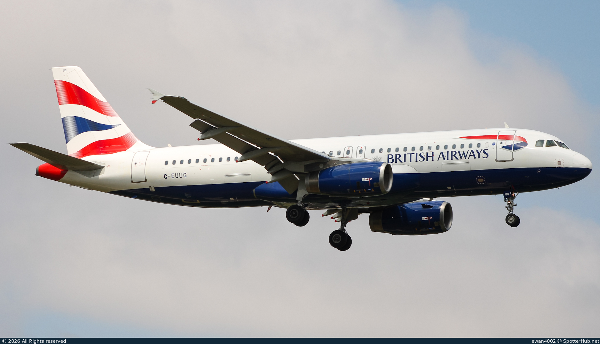 Photo of G-EUUG - Airbus A320-232 operated by British Airways