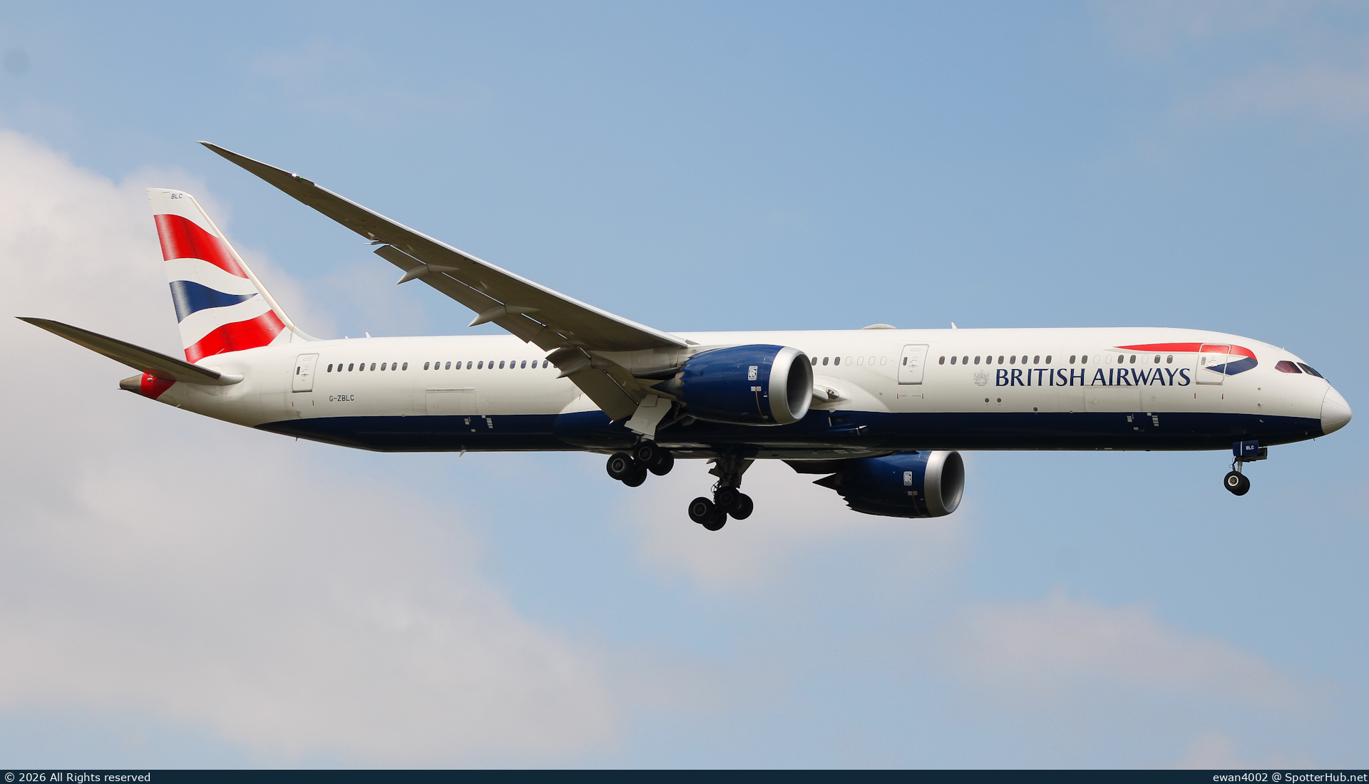 Photo of G-ZBLC - Boeing 787-10 Dreamliner operated by British Airways