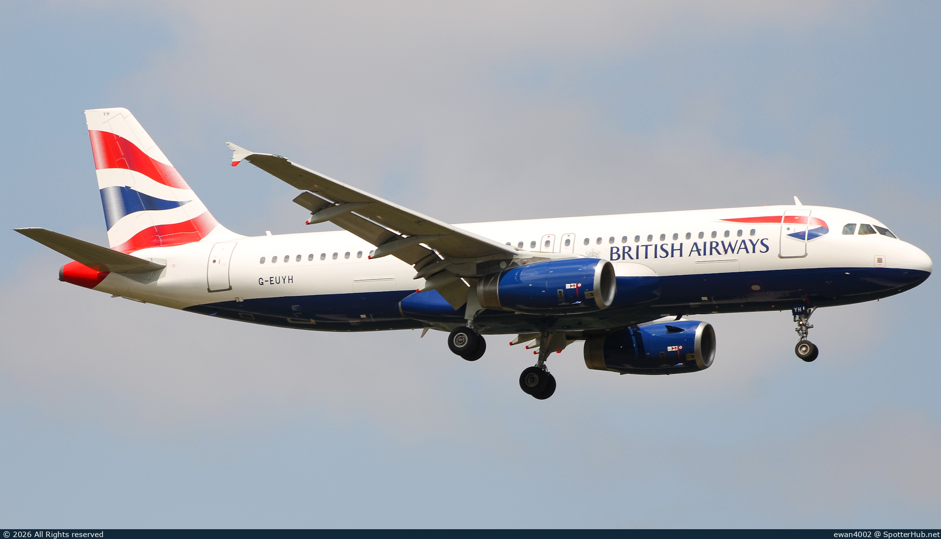 Photo of G-EUYH - Airbus A320-232 operated by British Airways