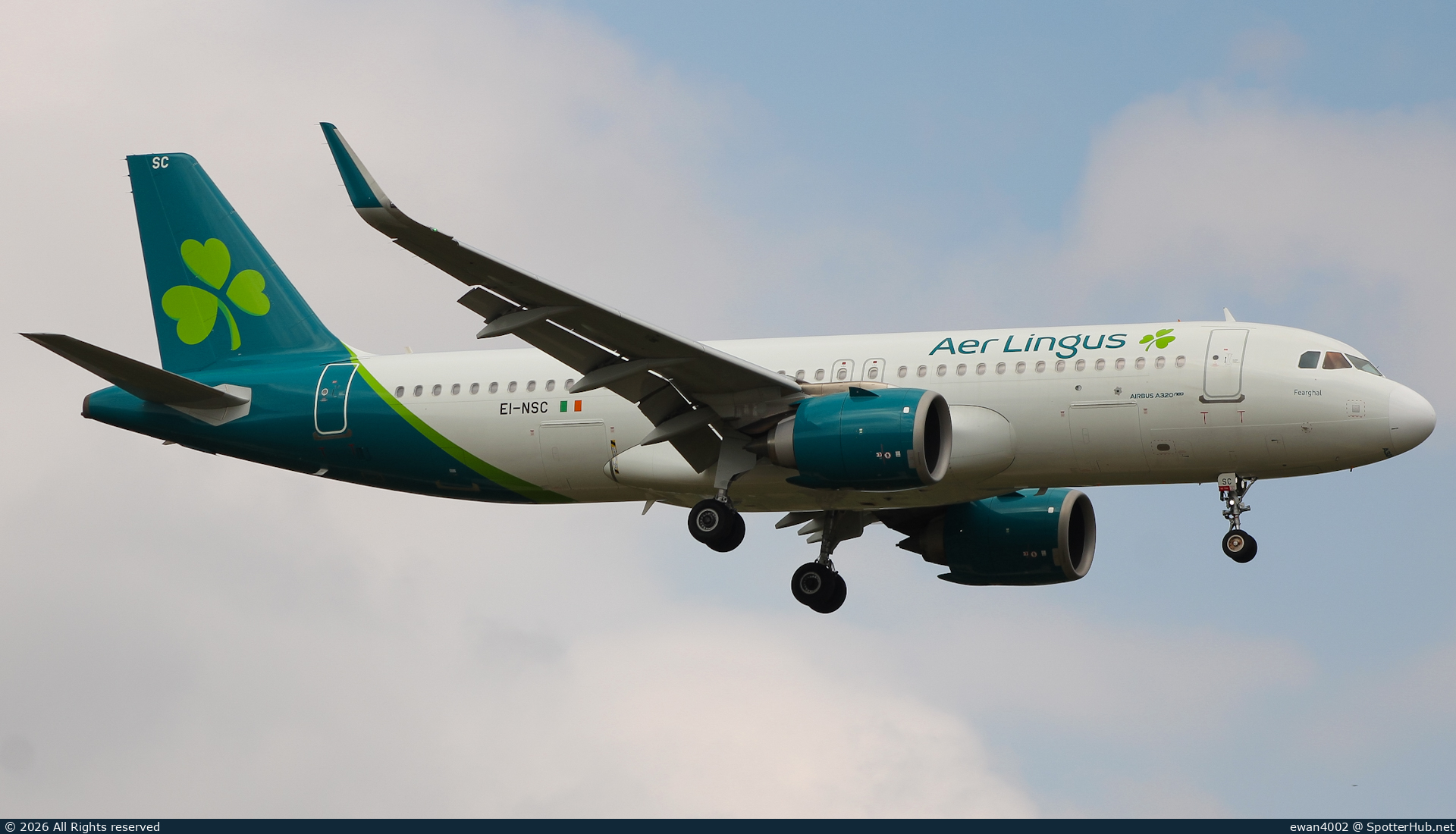 Photo of EI-NSC - Airbus A320-251N operated by Aer Lingus