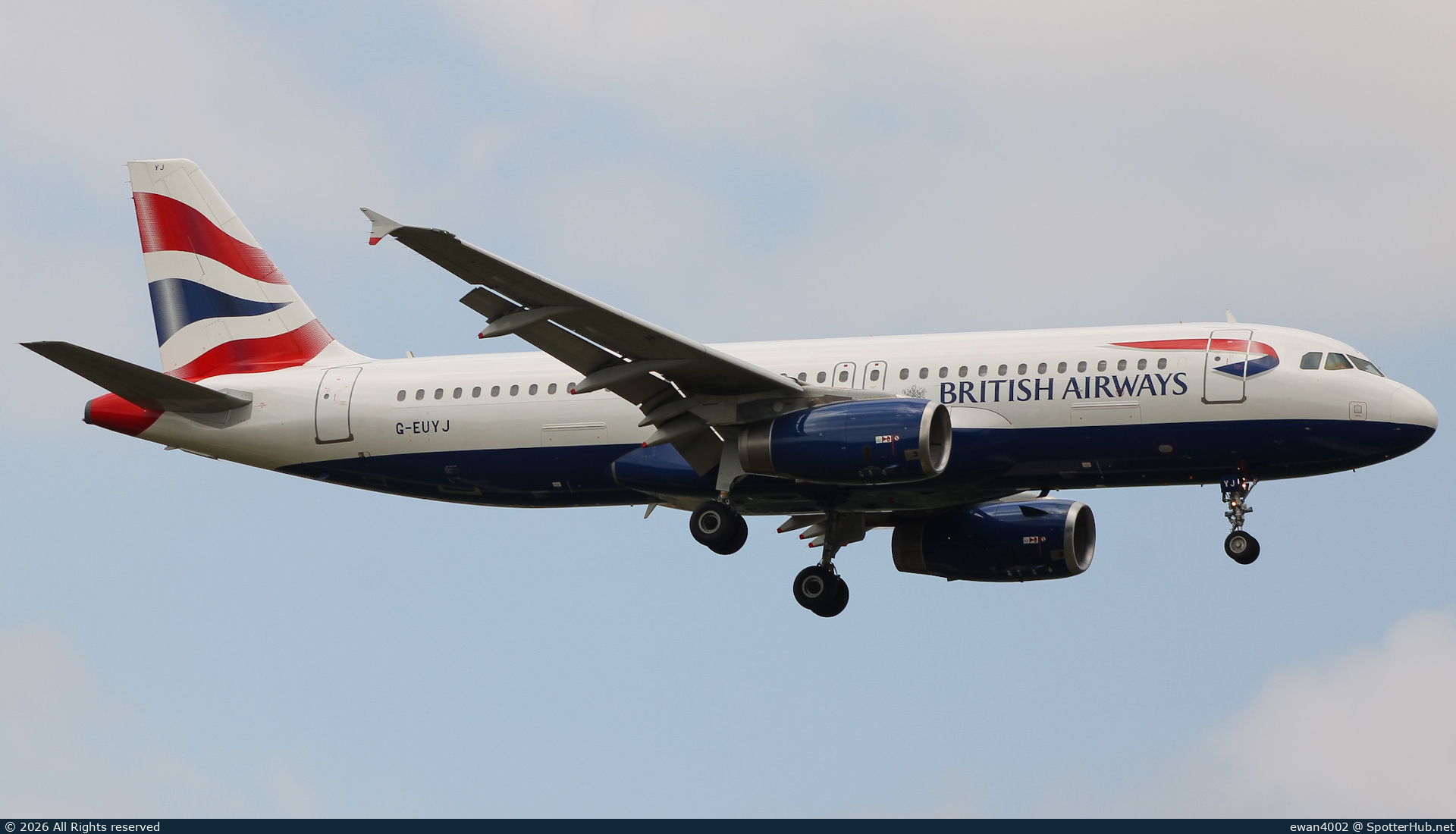 Photo of G-EUYJ - Airbus A320-232 operated by British Airways