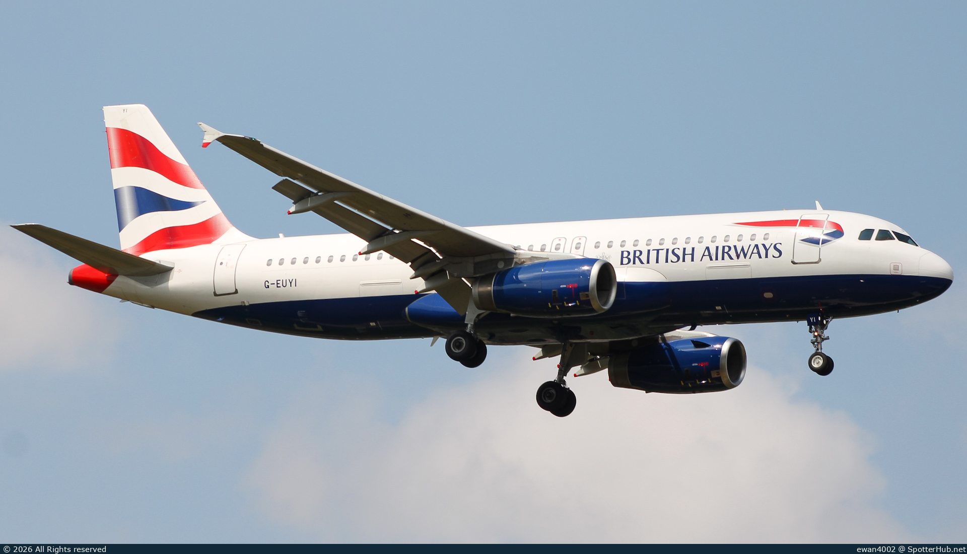 Photo of G-EUYI - Airbus A320-232 operated by British Airways