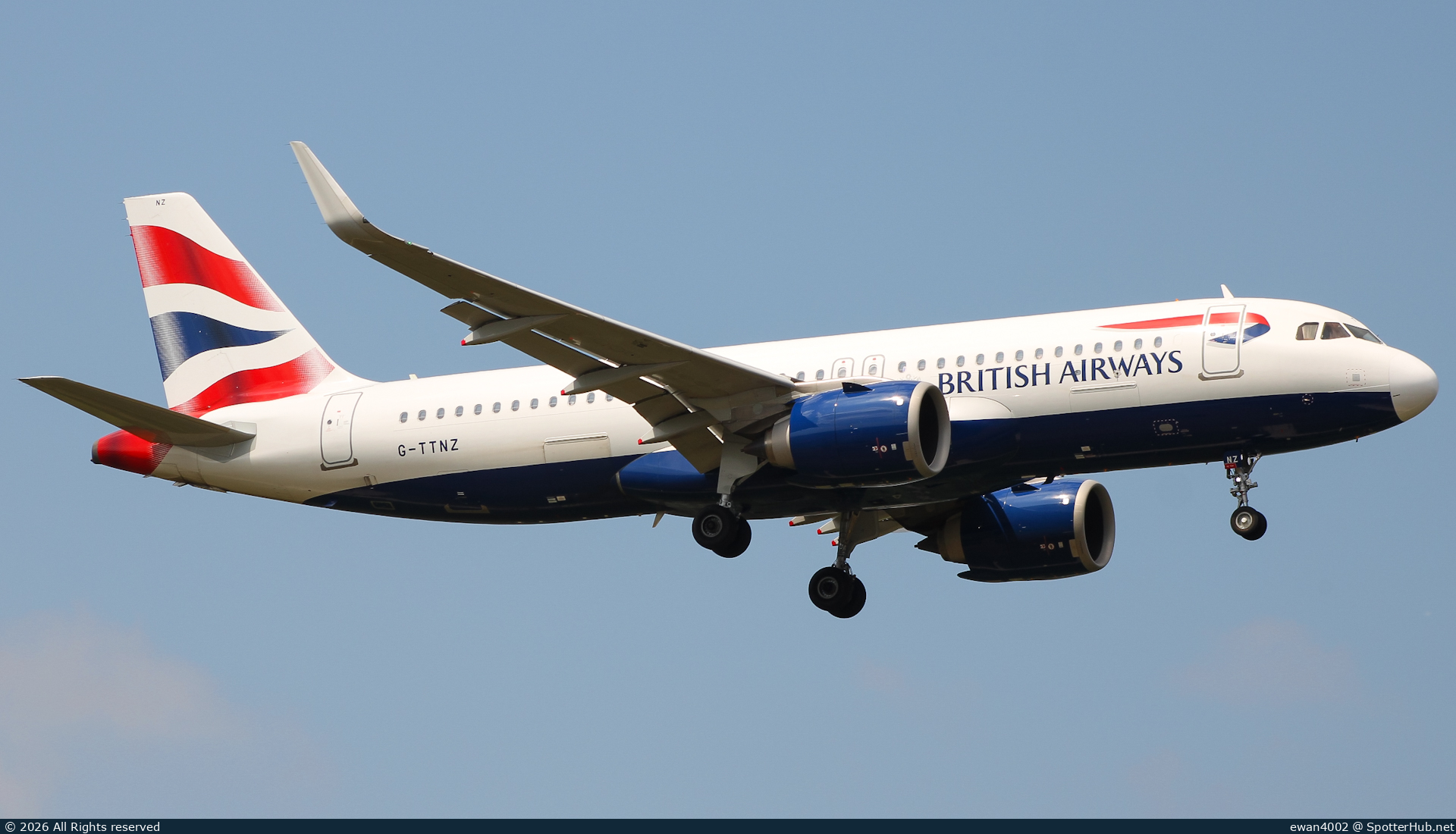 Photo of G-TTNZ - Airbus A320-251N operated by British Airways