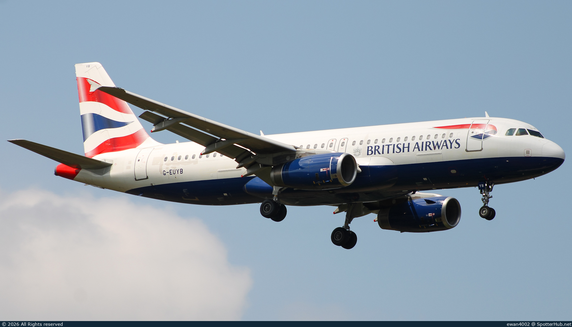 Photo of G-EUYB - Airbus A320-232 operated by British Airways
