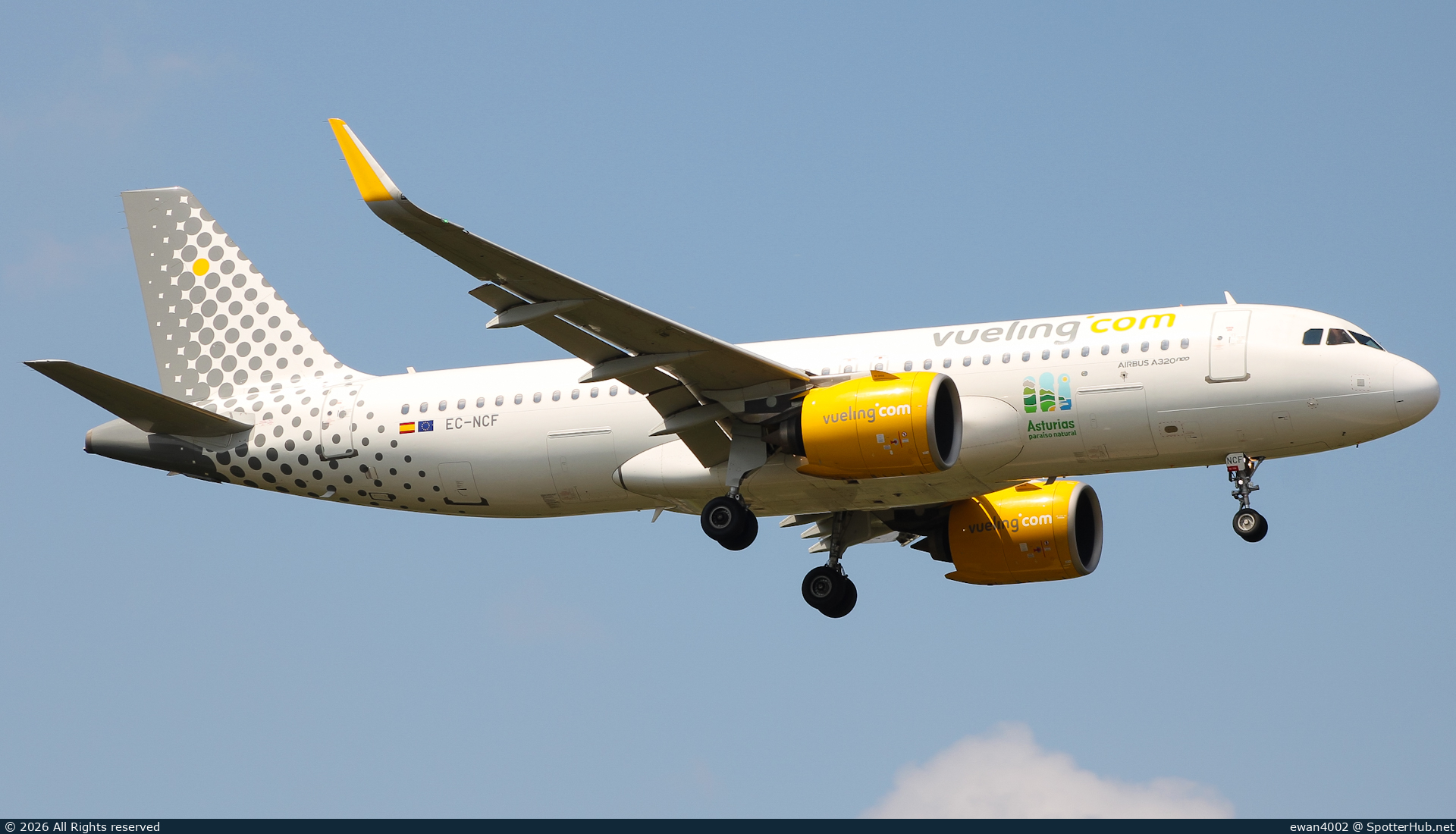 Photo of EC-NCF - Airbus A320-271N operated by Vueling