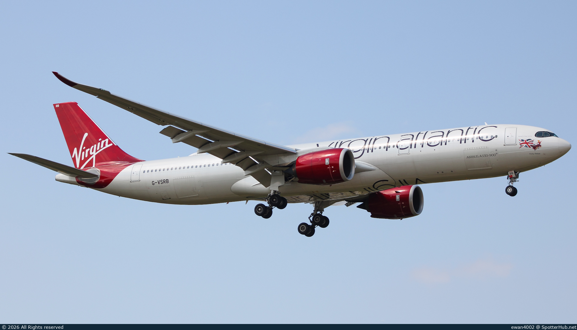Photo of G-VSRB - Airbus A330-941 operated by Virgin Atlantic Airways