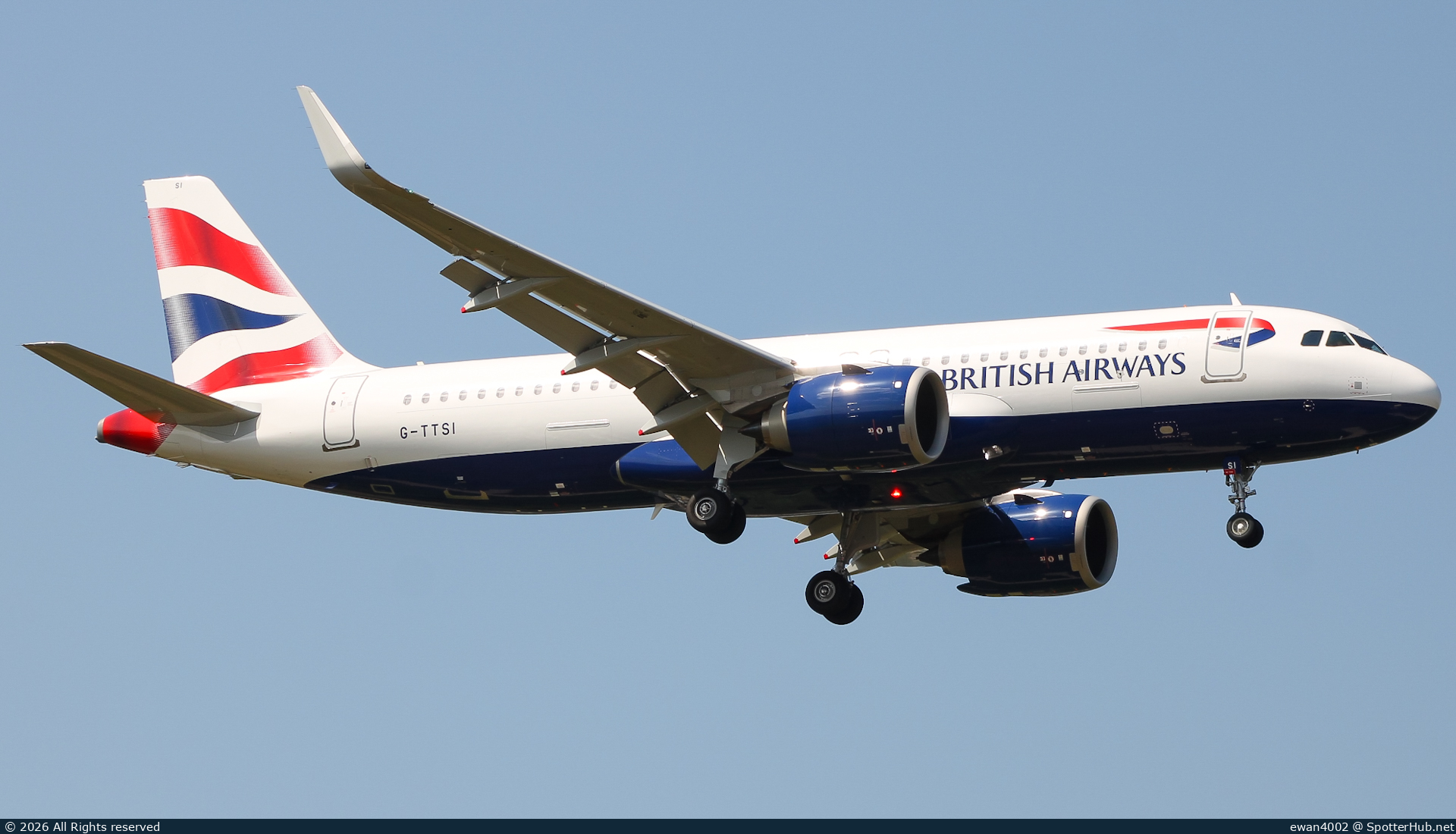 Photo of G-TTSI - Airbus A320-251N operated by British Airways